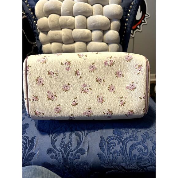 Coach Rowan Lavender Purple Floral Crossbody Handbag NWOT - Picture 3 of 8